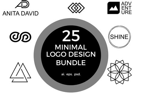 25 minimal logos Bundle | Minimal logo, Logos, Logos design