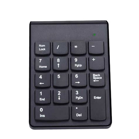 Wireless 24g Mini Usb 18 Keys Number Pad Numeric Keypad Keyboard For