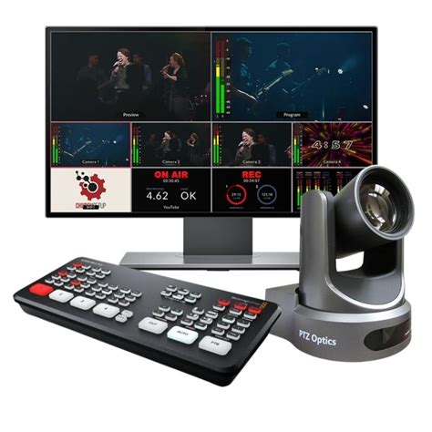 Atem Mini Pro 1 Camera Ptz Streaming Kit 30x Version Church Live Streaming Equipment