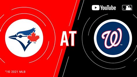Blue Jays At Nationals Mlb Game Of The Week Live On Youtube Youtube