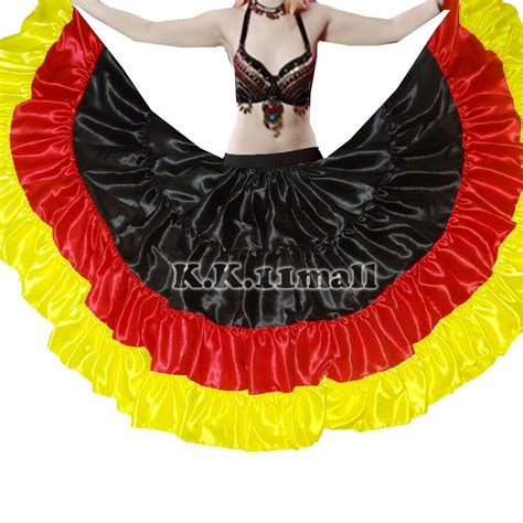 Specialty Tribal Dance Wear Gypsy Skirtsbelly Dancing 25 Yard Multi Color Skirts S64 Clothing