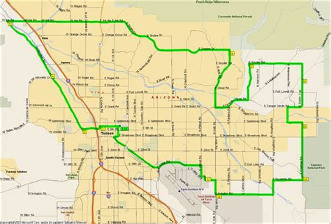 13 Arizona Mile Marker Map Maps Database Source