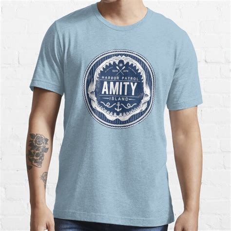 Amity Island Harbor Patrol T Shirt For Sale By Nemons Redbubble