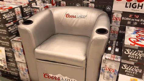 Awesome Beer Cooler Lounge Chair Coors Light Youtube