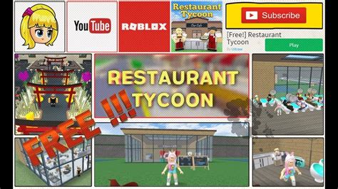 It was launched in 2020, two years after the release of the original restaurant tycoon. Free! Restaurant Tycoon - the Restaurant Tycoon is now free to play! ROBLOX - YouTube