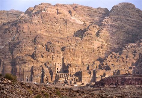 Remains Of Nabatean City Petra In Jordan Stock Photo By ©irisphoto11