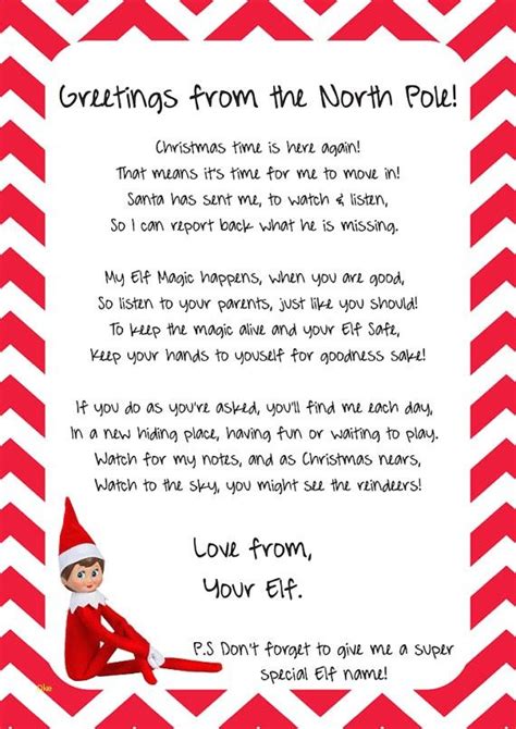 Elf On The Shelf Free Printable Letters Web Make Your Elf’s Arrival Extra Magical And Fun For