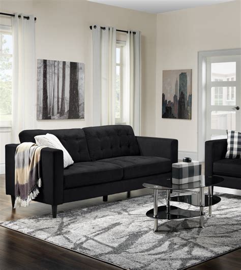 Choice of styles & stain set of 6. Anthena Sofa - Charcoal | Mid century modern sofa legs ...