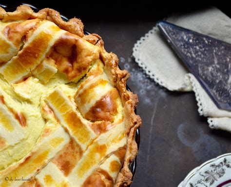 Lattice Topped Ricotta Easter Pie Easter Pie Ricotta Pie Holiday