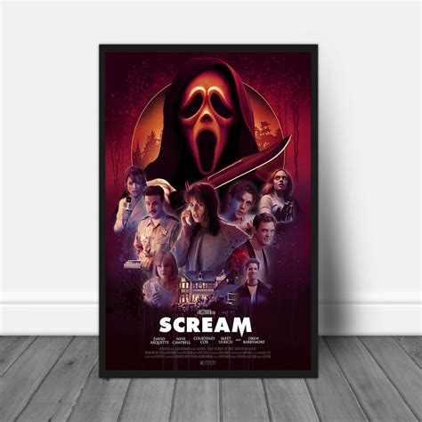 scream 6 movie 2023 poster print scream 6 horror movie etsy uk