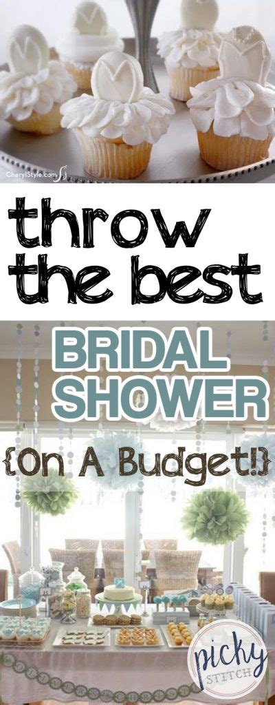 Throw The Best Bridal Shower On A Budget • Picky Stitch