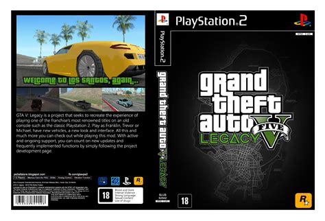 Ps2 Grand Theft Auto V Legacy Modded Gta V Dvd Game Playstation 2