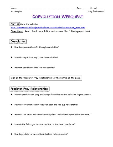 Webquest evolution and natural selection answer key. Webquest Evolution And Natural Selection Answer Key / Evolution Webquests Docx Understanding ...