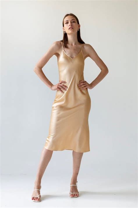 champagne silk bias slip dress gold beige 100 silk slip etsy slip dress slip bridesmaids