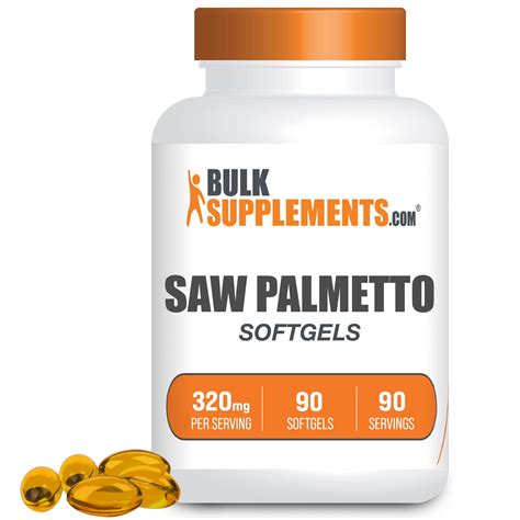 Saw Palmetto Extract Softgels 320mg Prostate And Testosterone Support For