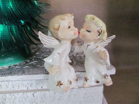 ✅ free shipping on many items! Vintage Christmas Angels 1950s Lefton Kissing Angel | Etsy ...
