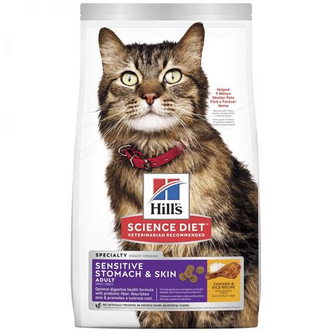 Wet food, dry food, homemade food, raw diets and more have the potential to feed our cat properly. Hill's Science Diet Adult Sensitive Stomach & Skin Dry Cat ...