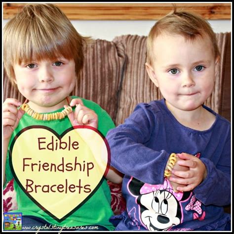 Edible Friendship Bracelet Preschool Friendship Toddler Sunday