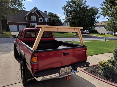 Easy Homemade Canoe Kayak Ladder And Lumber Rack For Your Pickup Truck