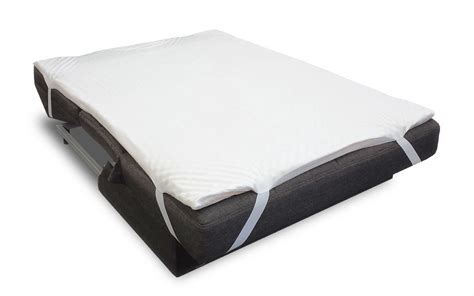 The pillow top adds a layer of soft padding, stitched to the mattress's top. Sofa Bed Pillow-Top Mattress Pad Queen by Comfort Pure