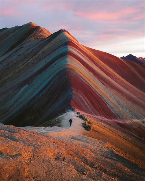 The Rainbow Mountain In Peru Rainbow Mountains Peru Rainbow Mountain