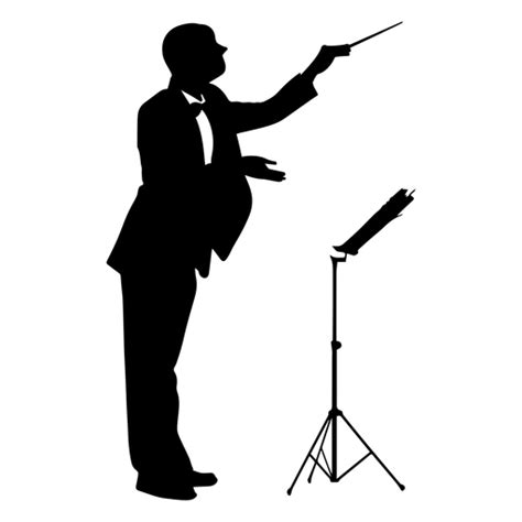Orchestra Conductor Silhouette At Getdrawings Free Download