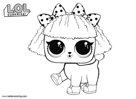 Lol Surprise Pets Coloring Pages Kitty Kitty Free Pri