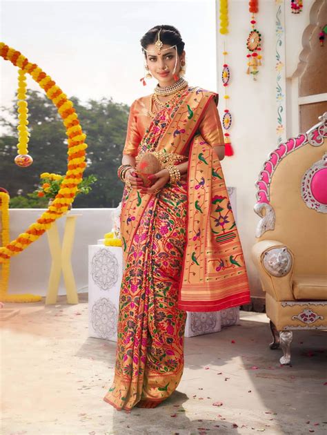 Latest Designer Kanchipuram Silk Bridal Saree Dvz0002473