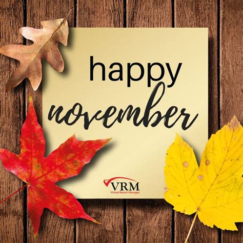 We Wish You A Delightful November Happy November Motivational