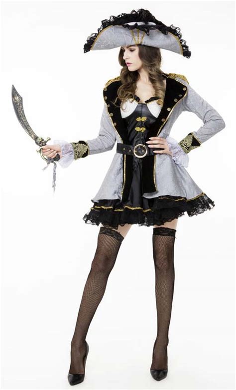 deluxe seven seas seductress pirate costume n10794