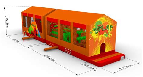 Splat 53ft Obstacle Course Hire In Monaghan