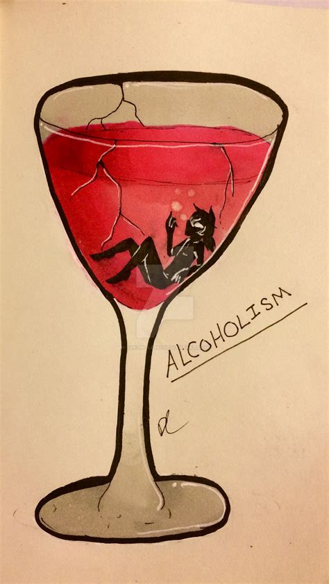 Alcoholism By Sakuwolf666 On Deviantart