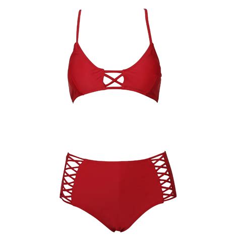 Bikini Women Swimwear Female Bikini Set Crop Top Beachwear Bathing Suits Swim Wear Two Pieces