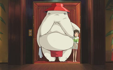 In Spirited Away 2001 The Radish Spirit Rides Past His Floor So That Chihiro Doesnt Have To