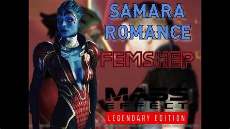 Mass Effect Legendary Edition Samara And Femshep Full Romance Youtube