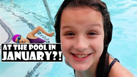 At The Pool In January Wk Bratayley Youtube