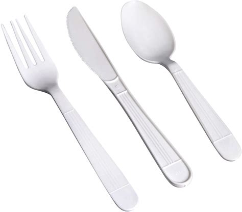 Amazonbasics 1440 Piece Heavy Weight Plastic Cutlery Set 720 Forks