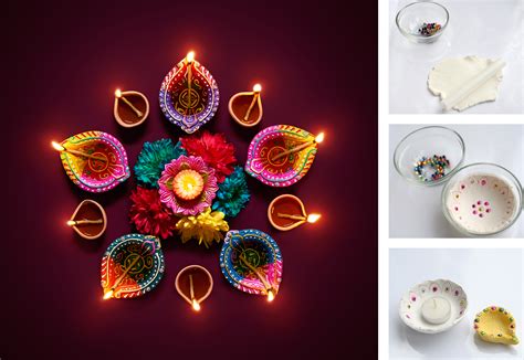 Pick unfinished wood designs for a more rustic feel; Make Your Own Diya for Diwali - Little Passports