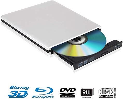 External 4k 3d Blu Ray Dvd Drive Burner Usb 30 Portable Slim Bdcd