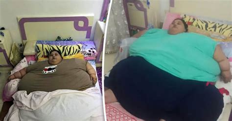 Worlds Fattest Woman Who Weighs Astounding 78 Stone Goes Out For First