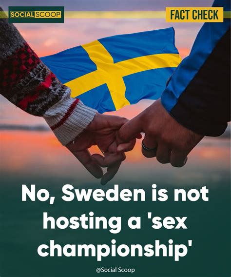 social scoop on twitter swedish sports spokesperson anna setzman denies the claim that sweden