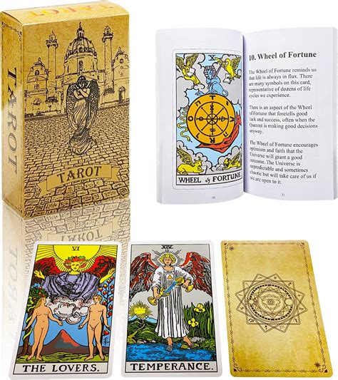 Buy Mtroyaldia Tarot Cards With Guide Book 78 Pieces Angel Rider Waite