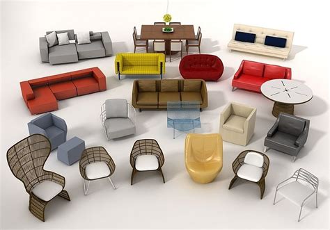 Sketchup 3d Furniture Free Download ~ Furniture 3d Models Interior