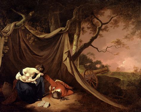 The Dead Soldier Joseph Wright Of Derby Painting By Litz Collection