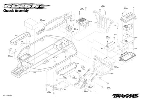 Exploded View Traxxas Slash 2wd 110 Chassis Astra