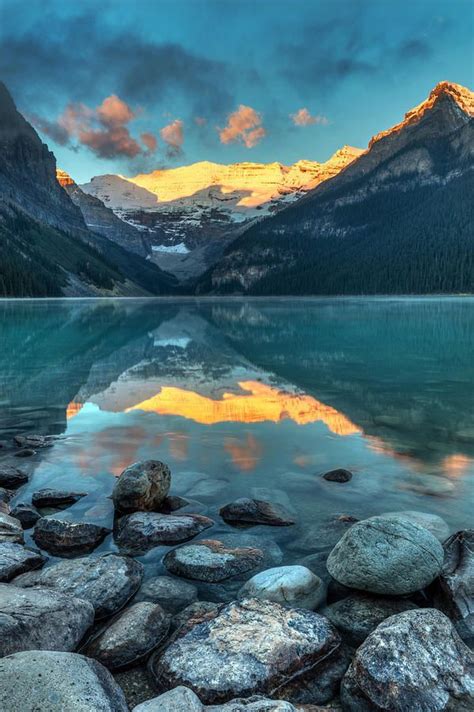 Lake Louise Sunrise By Pierre Leclerc Photography Reflection