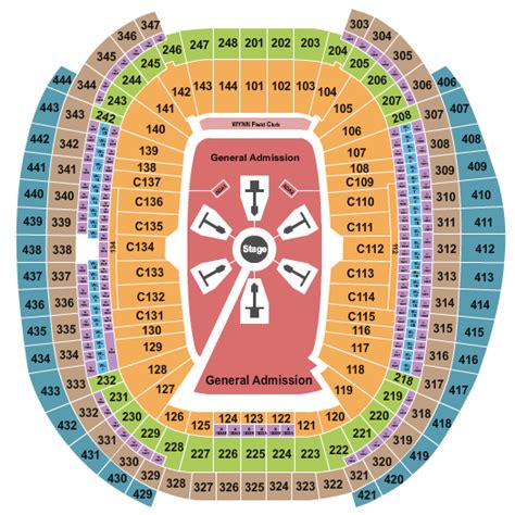 Allegiant Stadium Ed Sheeran Seating Chart Cheapo Ticketing