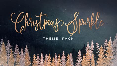 Christmas Sparkle Theme Pack Worship Media The Skit Guys