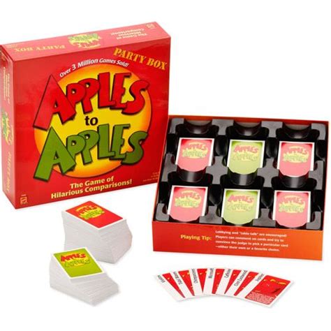 Mattel Apple To Apples Party Box Card Game Party In A Box Board Game Party