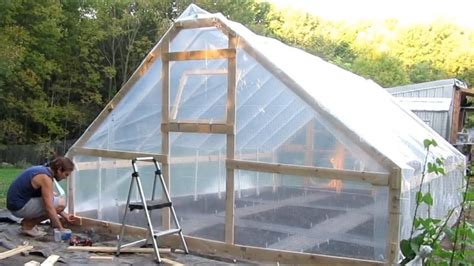 Building A Greenhouse │ Diy Pvc Greenhouse Condensed Version Youtube